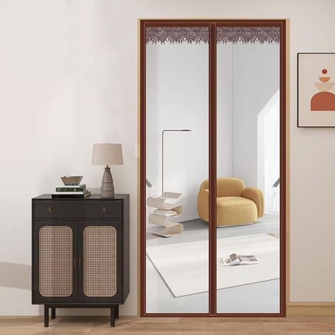 PVC Transparent Magnétique Rideau de Porte Isolant Thermique (1/5)