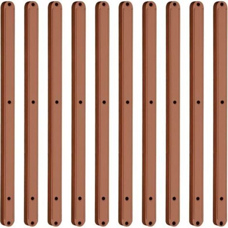 10er-Pack Kunststoff-Schubladenschienen, 298 mm – Geräuschloses, verdecktes Design – Verschleißfest – Für ausziehbare Schränke und Schubladen