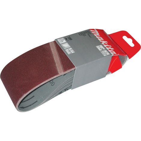 Schleifbänder 100x610 mm für Holz & Metall Korn 60 (5 Stk.) - MAKITA P-36893 (1/3)