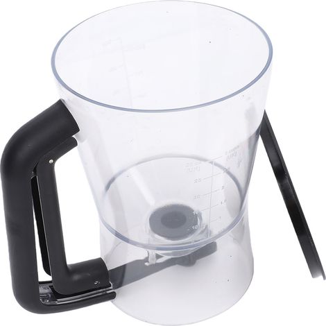 Dispenser di pastella in plastica per pancake, pratico per il controllo delle porzioni, separatore per cupcake con manico, ideale per la cottura. (1/5)