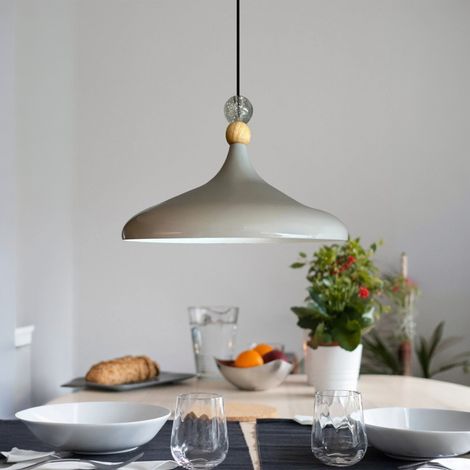 bamyum Champion Suspension Luminaire Vintage, Lustre Salon de 35 cm en Métal, Lampe E27 pour Chambre, Salle à Manger (1/3)