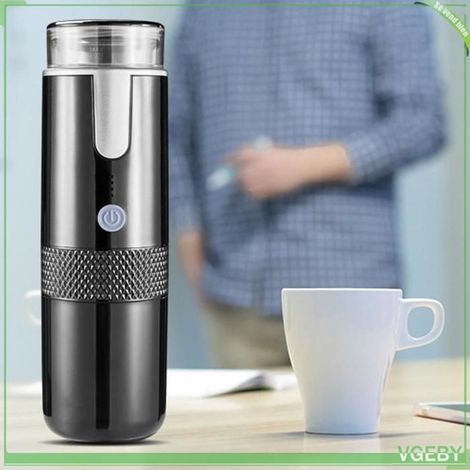 Cafetière portable - FAFEICY - Modèle portable - Batterie 1200 mAh - Réservoir 160 ml - Compatible K-Cup (1/5)