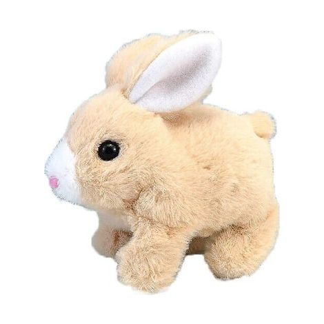 Pâques Cadeau Lapin en Peluche Marcheur Jouet Rempli Brun CMK (1/4)