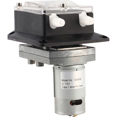 Pompe péristaltique DC 12V, carter transparent en PC haute résistance, boîtier robuste en PA66, couvercle durable (1/5)