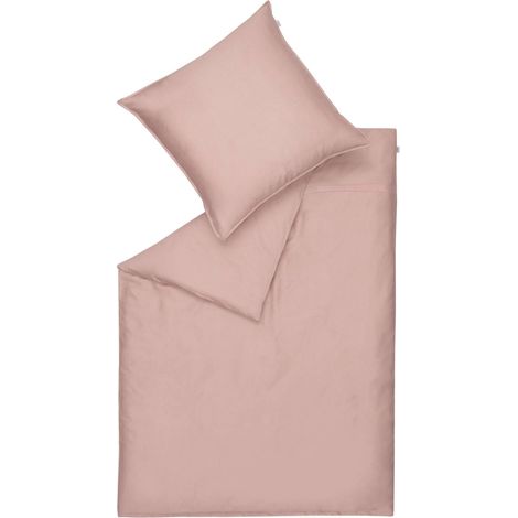 SCHÖNER WOHNEN Linge de lit toutes saisons PURE 2.0 - 1 pièce 135x200 cm, rose