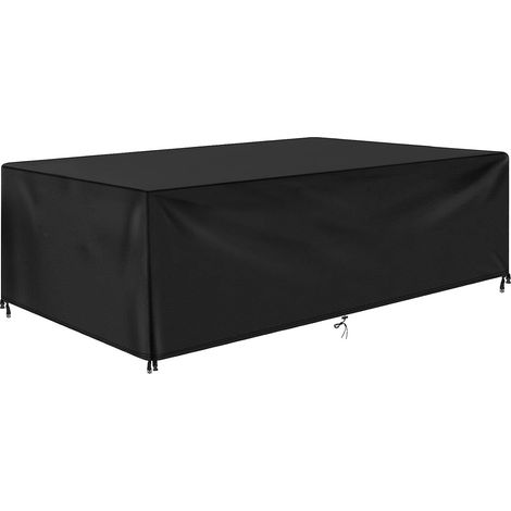 1 Housse De Protection 240x100x75cm Tissu Oxford 600D Imperméable Anti-UV Pour Table De Jardin Extérieur (1/5)