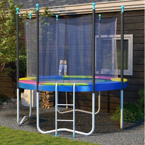 Trampolin-Randabdeckung Ø244 cm, mehrfarbig, UV-beständig und wetterfest, OKMYHOME (1/5)