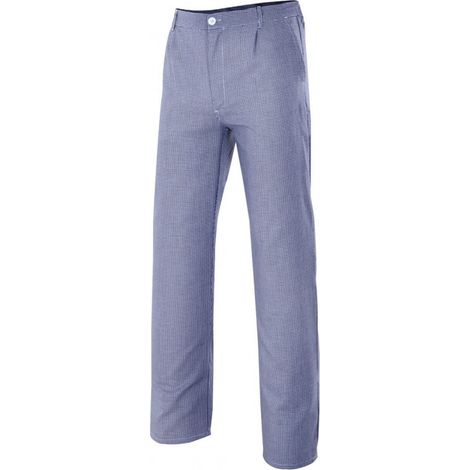 Pantalón De Cocina Pata De Gallo PATA DE GALLO AZUL BLANCO 52 (1/2)