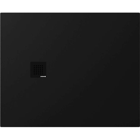 Polysan Tre - Plato de ducha Neca de 110x90 cm, negro mate. 84314.21 (1/5)