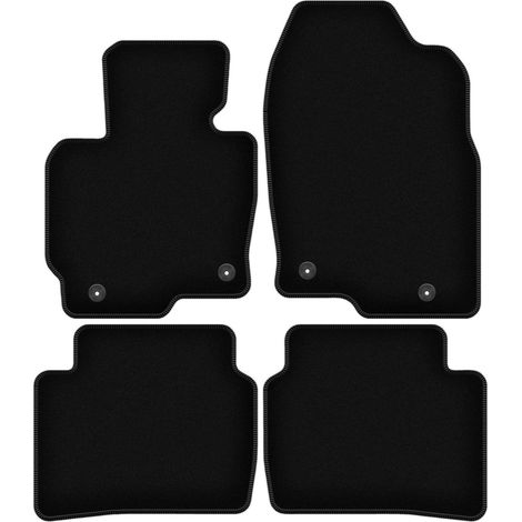 Schwarze Velours-Fußmatten für Mazda CX-5 I SUV (2012-2017) (1/5)