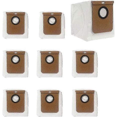 Lot de 9 sacs à poussière de rechange de 2,5 L pour aspirateur Home 10000/8090 Ultra, compatibles avec les modèles L50/L60 et L50/L60. (1/5)