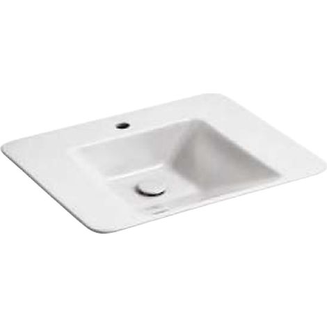 SCELTO DA DESIVERO Lavabo in ceramica sosp.per muro 69x54 senza troppopieno codice prod: DSV17863 (1/3)