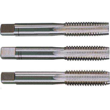 KRINO Serie 3 Maschi SINISTRI passo grosso maschio mano filettatura ISO metrica misura M 6 X 6x1 (1/2)
