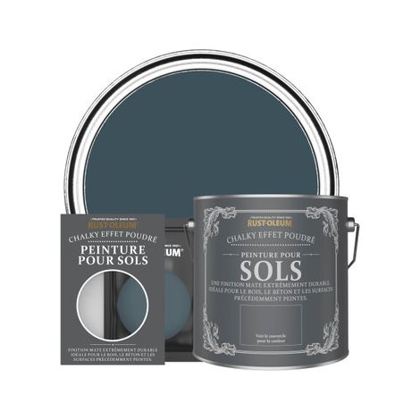Peinture pour Sols Chalky - Bleu du Soir (1/3)