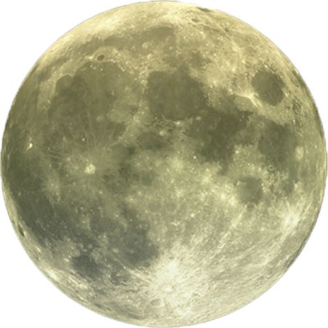Sticker mural lune lumineux en PVC, papier peint à faire soi-même pour la décoration de chambre, 12 cm / 4,7 pouces (1/5)