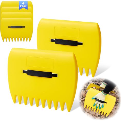 Kindfiber OÜ-2 Paires de Ramasse Feuilles - Design Ergonomique et Léger pour Ramasser Les Feuilles sans Effort, Rateau a Feuille Robuste en avec Poignée (1/5)