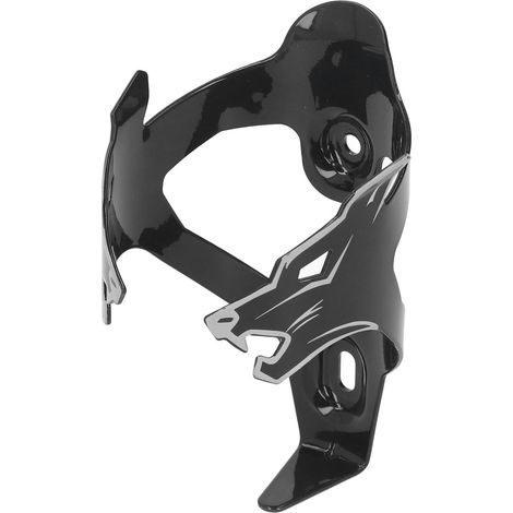 Porte-bidon en alliage d'aluminium noir pour vélo de route/VTT (1/5)