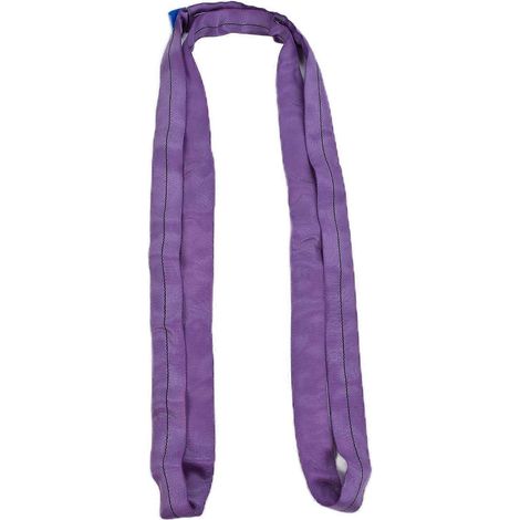 Élingue de levage ronde 1T, sangles flexibles PES sans fin, accessoires de levage haute résistance pour grues, 3 mètres