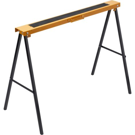 Meister Metallbock 100 kg - Klappbar - Mit Tragegriff - Mit Anti-Rutsch-Auflage / Arbeitsbock mit 780 mm Arbeitshöhe