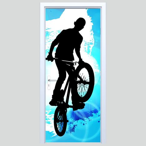 Adhesivo de tela para puerta de bicicleta BMX 419PD