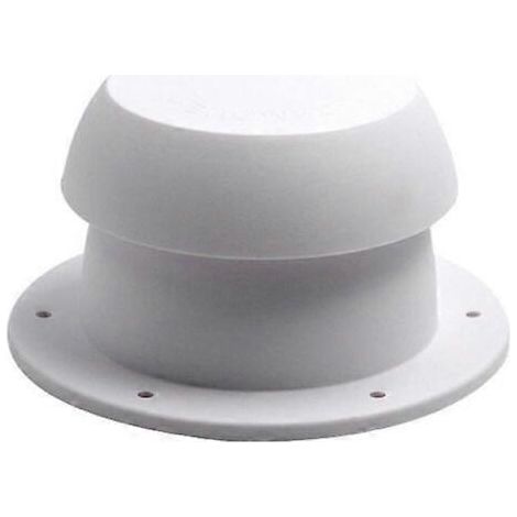 Chapeau de ventilation de toit de caravane en forme de champignon (blanc) (1/4)