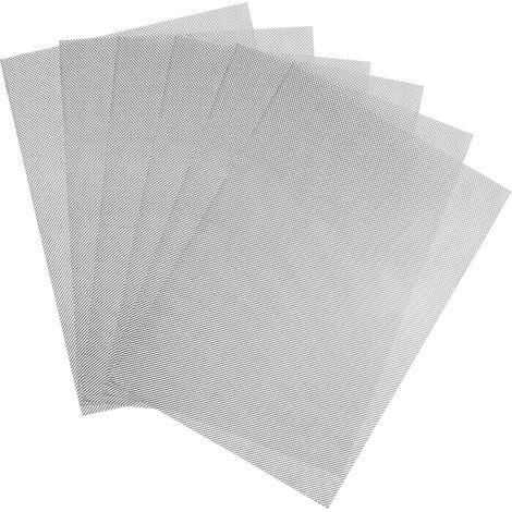 15cm x 21cm Grillage Métallique en Acier Inoxydable, 6PCS Wire Mesh Maille Métallique Filtre, Grille Métallique Anti Insecte pour Ventilation, Sécurité, Fenêtres et Jardin (Acier Galvanisé) (1/5)