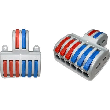 Conector de cable, bloque de terminales de crimpado enchufable, compatibilidad versátil, SQL-62, 5PCS-a (1/2)