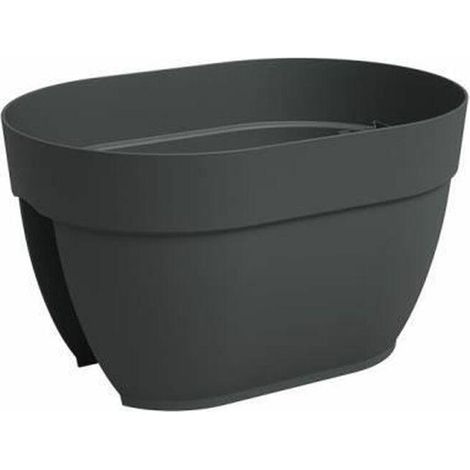 Teva CAPRI CAMPANA Pflanzkübel anthrazit modern 39x25,6x22,5 cm