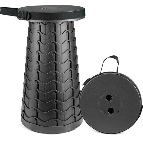 APEX Tabouret télescopique portable, tabouret pliant rétractable pour camping, jardin, pêche, randonnée, tabourets pliables réglables (1/5)