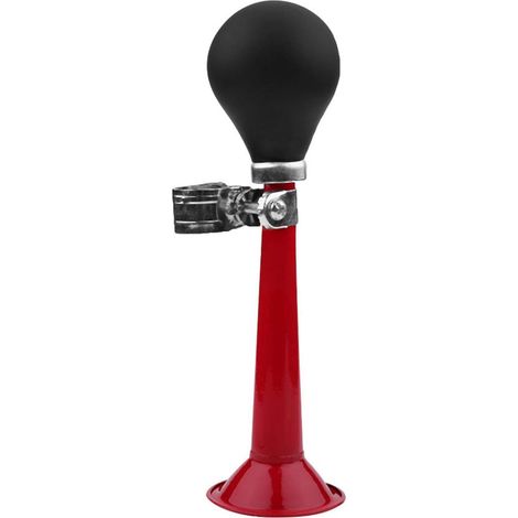 Vélo Hooter, 2.2 pouces Vélo Vélo Hooter Portable Vélo Air Horn Bugle Ampoule Squeeze Ring pour Mountain & Road Bikes Cycling Squeeze Ring 5 Couleurs(rouge) (1/5)