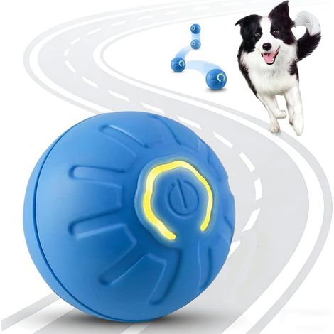 Palla interattiva per cani, palla rotolante automatica, giocattolo ricaricabile e divertente per cani, gatti e gattini, da usare all'interno e all'esterno (1/5)