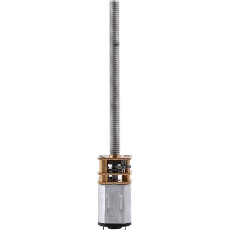 12-V-Gleichstrom-Mikrogetriebemotor N20, 400 U/min, 16-mm-Welle, M4x55-mm-Getriebespindel mit Getriebe (1/5)