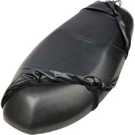 Housse de Selle Moto Imperméable Antidérapante et Anti-Rayures,Capuchon Universel de Protection de siège de Protection Solaire de Moto imperméable et Anti-poussière,L (1/4)