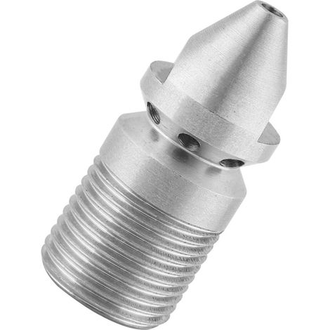 Buse de nettoyage de canalisations à haute pression en acier inoxydable SS304, filetage mâle 3/8 BSP (1/5)