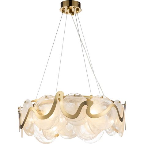 CEILING LAMP CHANDELIER TOOLIGHT APP1544-8CP BRUSH GOLD