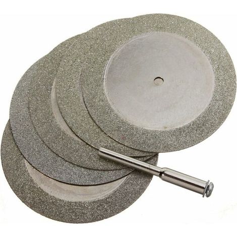 Tranches de diamant électrolytiques Tranches de verre de jade 50mm dix pièces + 2 poteaux (1/5)