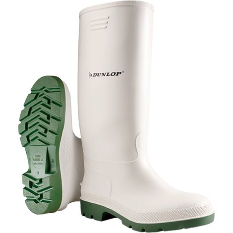 Dunlop Bota Alta Pricemastor 380BV - PVC impermeable Blanco3939 Blanco