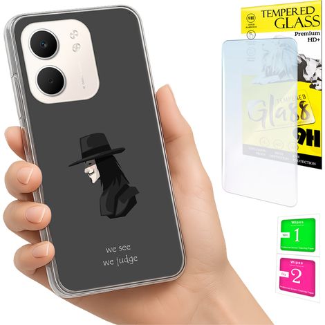Funda para Oppo A5X Photo con tapa trasera y cristal 9H (1/5)