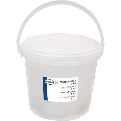 SEAU DE GRAISSE 5KG EXTREME PRESSION GRADE 2 RENSON