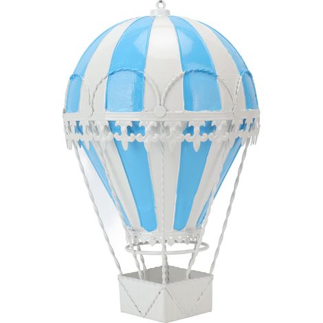 Montgolfière Décorative Vintage en Fer Forgé, Suspension Artistique Originale pour Chambre, Bureau, Café (1/5)