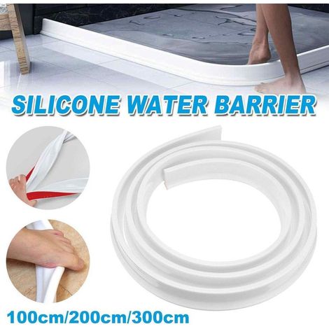 Selbstklebende Silikon-Dichtungsleiste für Dusche und Badezimmer, 100–300 cm (1/5)