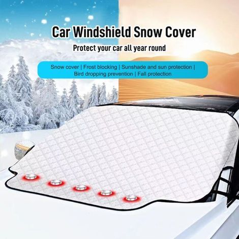 Magnetische Auto-Windschutzscheibenabdeckung – Winterschutz vor Wind, Schnee, Staub, Frost und Sonne – mit Magnet (1/4)