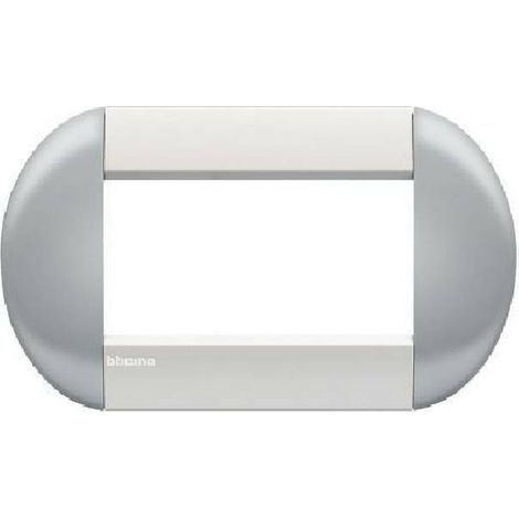 Bticino livinglight placca 4 moduli colore twin sky lnb4804ts