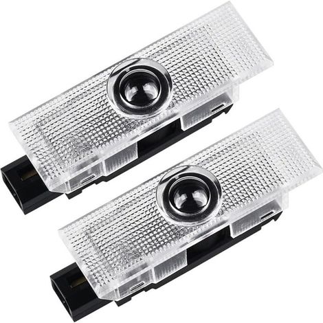 2 Pièces Lumières De Porte Logo Pour Al-fa Giulia Romeo Mito Stelvio Brera 147 156 159 GT Lumière De Porte Latérale De Voiture LED Bienvenue Fantme Ombre Projecteur Lumières (1/4)