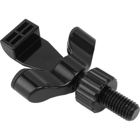 Serrure de sécurité porte portable ajustable - Verrou de voyage en acier inoxydable pour maison, hotel, appartement, dorm - Noir, 8x5cm (1/5)
