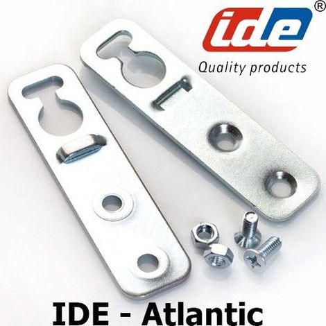 Pattes de fixation murale pour coffret Atlantic