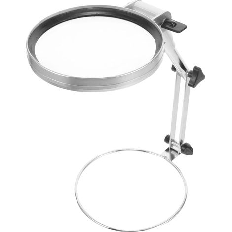 Lupe mit Licht und Abnehmbarem Griff LED Tischlupe aus (1/3)