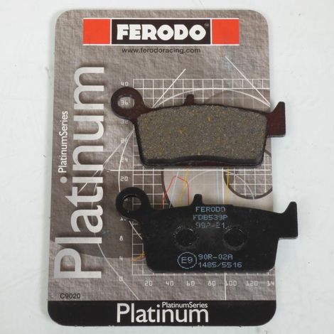 Plaquette de frein Ferodo pour Moto Honda 50 Shadow 1998 à 1999 (1/2)