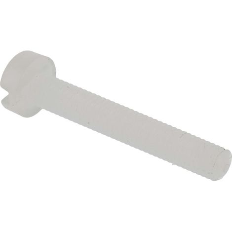 Vis à tête Cylindrique fendue, Nylon, M3, 20mm ( Prix pour Sachet de 100 )