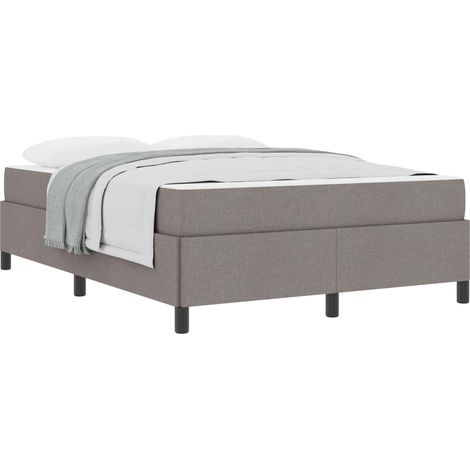 Maison Exclusive - Letto a molle con materasso Talpa 140 x 190 cm Tessuto